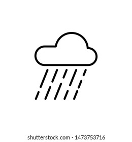 raindrop icon, illustration design template