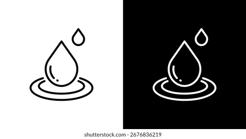 Raindrop Icon Set Inspiración de diseño