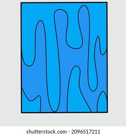 Raindrop-Muster auf Glas. Wasserkornstruktur für Logo. Abstrakter Hintergrund. Vektorgrafik