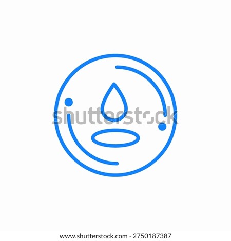 raindrop rain icon sign vector