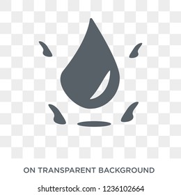 Raindrops icon. Raindrops design concept from  collection. Simple element vector illustration on transparent background.