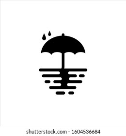 raindrops icon logo infiltration nature