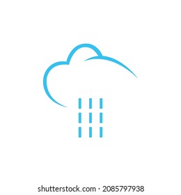 raindrops icon logo vector illustration design