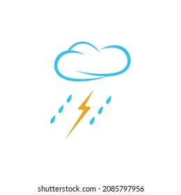 raindrops icon logo vector illustration design