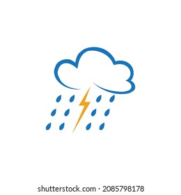 raindrops icon logo vector illustration design