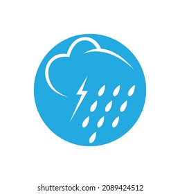 raindrops icon logo vector illustration design
