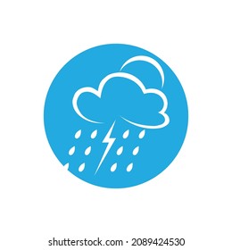 diseño de ilustraciones vectoriales del icono de raindrops