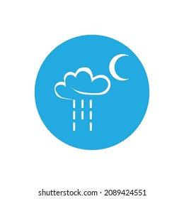 raindrops icon logo vector illustration design