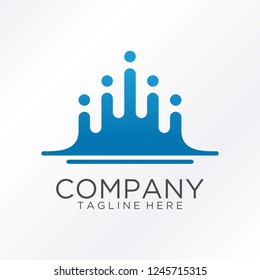 Raindrops logo design
