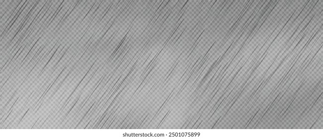 Raindrops on transparent background. Storm with rain and white cloud isolated on transparent background. Downpour, hail rainy weather. Rain and snow, rain and hail png.