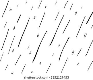 Fondo de pantalla de ilustración de las gotas de lluvia. Fondo de lluvia
