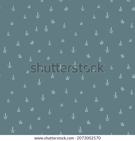 Raindrops repeat in blue monochrome. Minimal scattered abstract illustration low volume coordinating pattern. Geometric abstract surface pattern design, great for stationery and home decor.