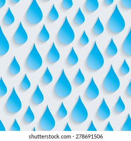 Papel pintado de las gotas de lluvia. 3 d fondo transparente. EPS10 vectores.