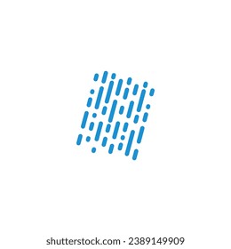 diseño de logotipo con mucha lluvia
