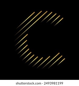  Rained Logo combine with letter C vector template