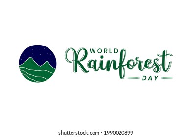 Rainforest day. World Rainforest day