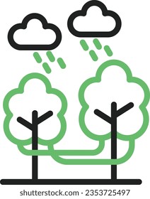 Bild des Regenwaldes Geeignet für mobile Anwendungen.