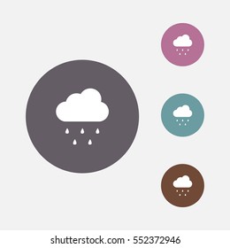 raining icon illustration vector, can be used for web and mobile design.