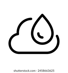 Raining Icon Vector Symbol Design Illustration