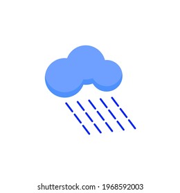 Raining Weather Conceptual Vector Design eps10