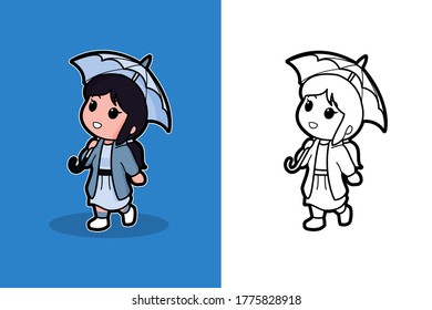 ilustraciones gráficas vectoriales de temática lluviosa, perfectas para productos educativos y temáticos para niños, como ilustraciones para carteles, libros, libros de coloración, ilustraciones para diccionarios, pegatinas, etc