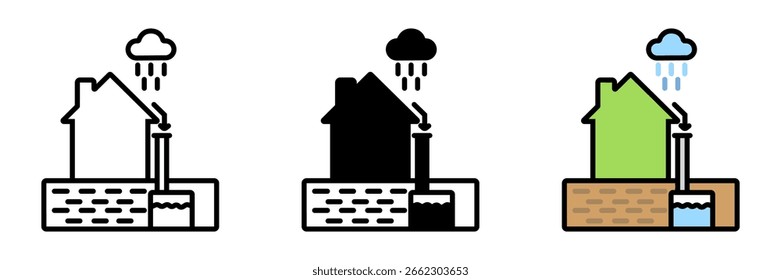 Rainwater harvesting unit is collecting and reusing rainwater, reducing water demand and supporting sustainable industrial systems.