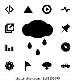 rainy cloud icon. web icons universal set for web and mobile