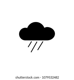 rainy cloud weather icon