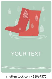 Rainy day boots