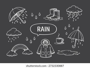 Rainy Day Essentials Hand-Drawn Collection