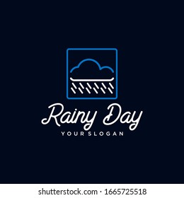Rainy Day Logo Template Vector Design