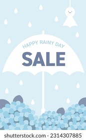 Rainy day sale design template