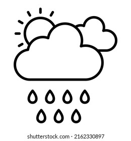 Rainy Day vector icon. Can be used for printing, mobile and web applications.