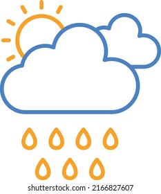 Rainy Day vector icon. Can be used for printing, mobile and web applications.