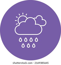 Rainy Day vector icon. Can be used for printing, mobile and web applications.