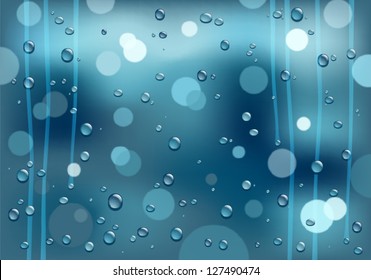 rainy glass