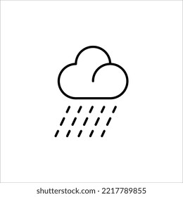 Rainy icon. cloud sign for mobile concept and web design. EPS 10