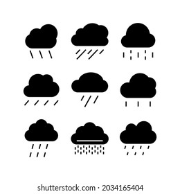 rainy icon or logo isolated sign symbol vector illustration - Collection of high quality black style vector icons
