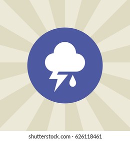 rainy icon. sign design. background