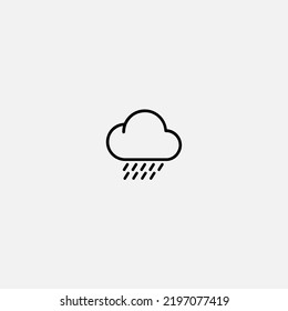 Rainy icon sign vector,Symbol, logo illustration for web and mobile
