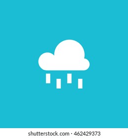 Rainy icon in trendy flat style background, image jpg, vector eps, flat web, material icon, UI illustration