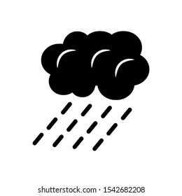 Rainy icon vector design template