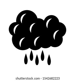 Rainy icon vector design template
