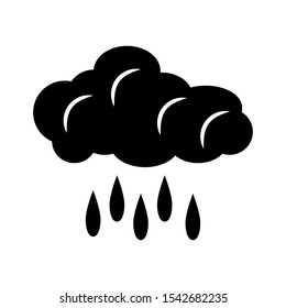 Rainy icon vector design template