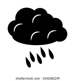Rainy icon vector design template