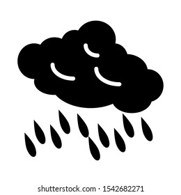 Rainy icon vector design template