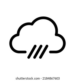 Rainy Icon Vector Symbol Design Illustration