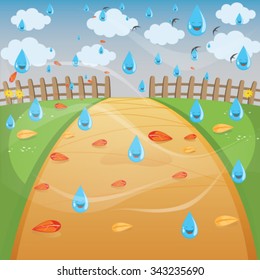 Rainy Landscape