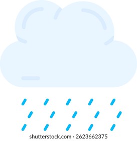 Design de ícone de vetor Rainy Line