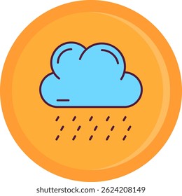 Design de ícone de vetor Rainy Line